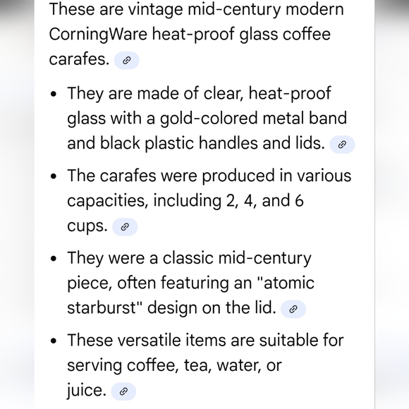 MCM Corningware Glass Coffee Carafe Set - Picture 3 of 13